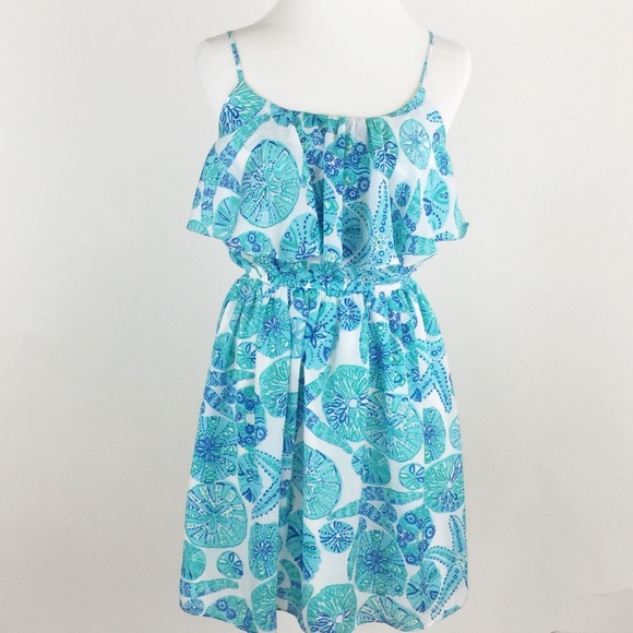 Lilly Pulitzer Dresses & Skirts - Lilly Pulitzer Sun Dress Blue Sand dollar